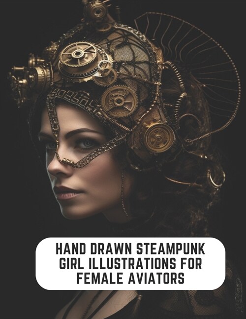 Hand Drawn Steampunk Girl Illustrations for Female Aviators: 50 Pages to Unleash Your Creativity (Paperback)