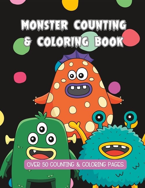 Monster Counting and Coloring Book (Paperback)