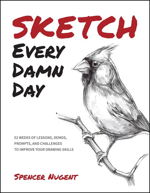 Sketch Every Damn Day: 52 Weeks of Lessons, Demos, Prompts, and Challenges to Improve Your Drawing Skills (Paperback)