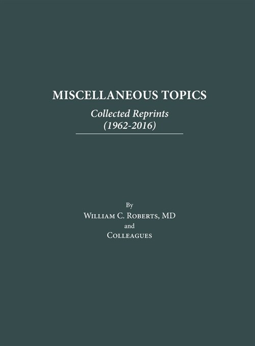 Miscellaneous Topics: Collected Reprints (Hardcover)