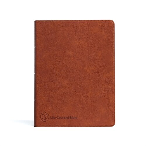 CSB Life Counsel Bible, Burnt Sienna Leathertouch: Practical Wisdom for All of Life (Imitation Leather)