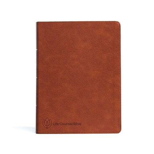 CSB Life Counsel Bible, Burnt Sienna Leathertouch, Indexed: Practical Wisdom for All of Life (Imitation Leather)