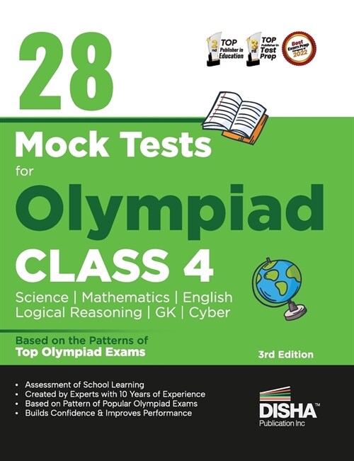 28 Mock Test Series for Olympiads Class 4 Science, Mathematics, English, Logical Reasoning, GK & Cyber 2nd Edition (Paperback)