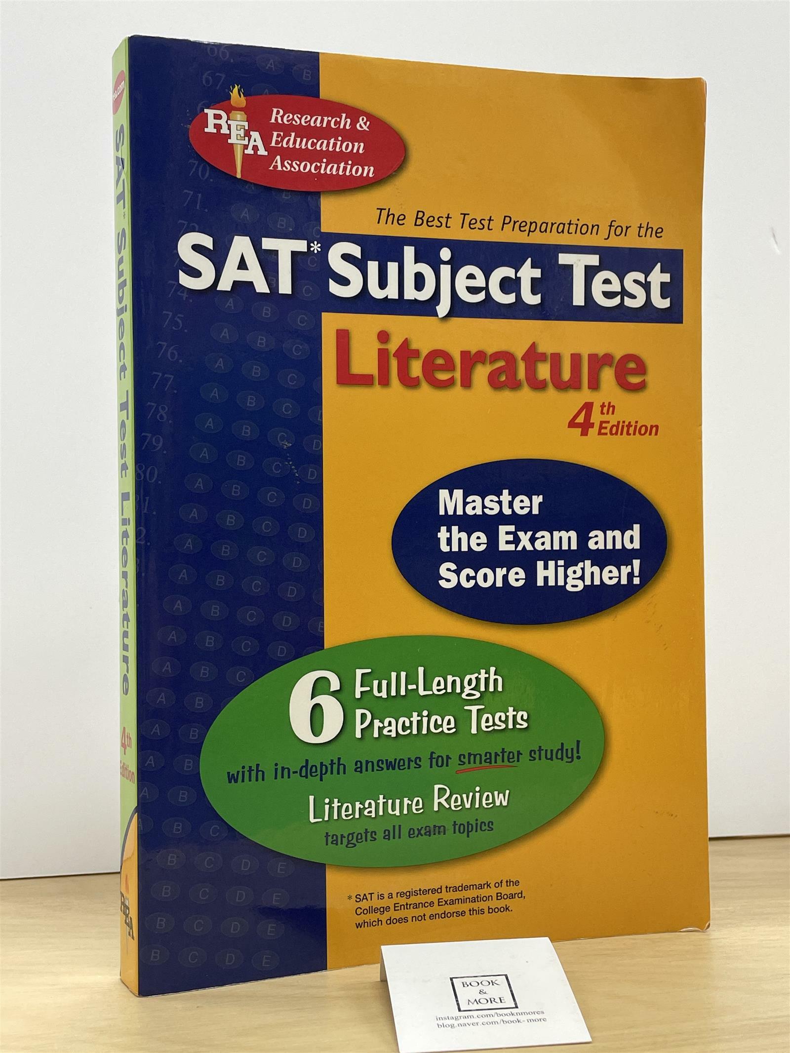 [중고] SAT Subject Test(tm) Literature (Paperback, 4)