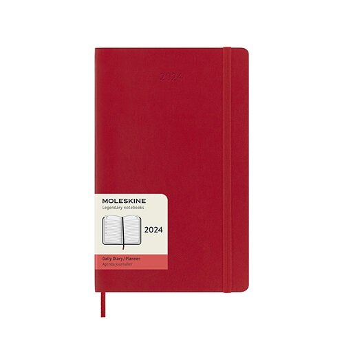 Moleskine 2024 12-Month Daily Large Softcover Notebook (Paperback)