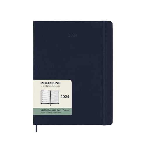 Moleskine 2024 12-Month Weekly XL Hardcover Notebook (Paperback)