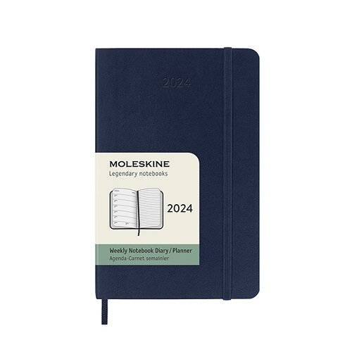 Moleskine 2024 12-Month Weekly Pocket Softcover Notebook (Paperback)