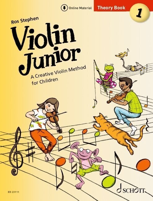 Stephen: Violin Junior: Theory Book 1 - A Creative Violin Method for Children Book with Media Online (Paperback)