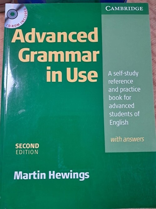 [중고] Advanced Grammar in Use With CD ROM (Package, 2 Rev ed)