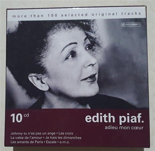 [중고] [수입] Edith Piaf - Adieu Mon Coeur [10CD Box]
