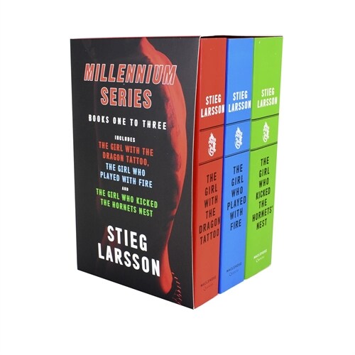 Millennium series 3 Books Collection Box Set by Stieg Larsson (Books 1 - 3) - Adult (Paperback)