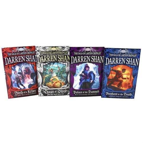 The Saga of Larten Crepsley Series 4 Books Collection Set by Darren Shan - Ages 9 years and up (Paperback)