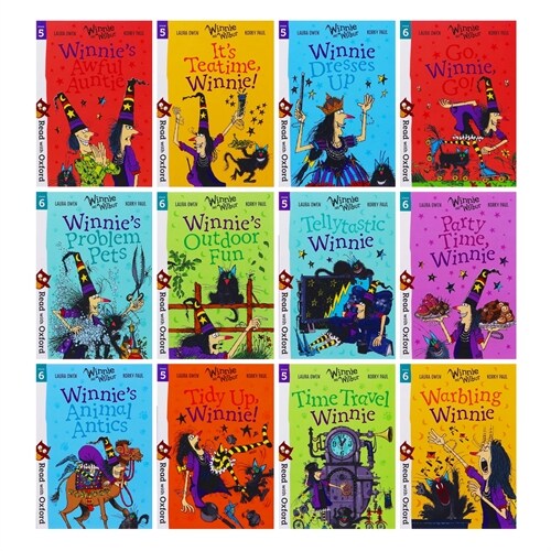 Read With Oxford: Winnie and Wilbur 12 Books Collection Set (Stage 5 & 6) - Ages 5-6 (Paperback 12권)