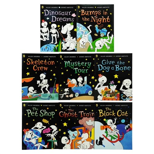 FunnyBones 8 Books Collection By Allan Ahlberg - Ages 3-5 (Paperback)