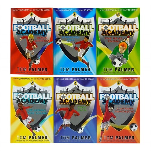 Football Academy Series 6 Books Collection By Tom Palmer - Ages 7-9 (Paperback)