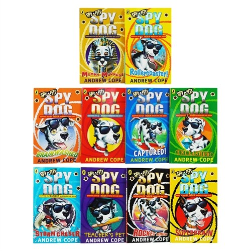 Spy Dog Series 10 Books Collection Set By Andrew Cope - Ages 7-12 (Paperback)