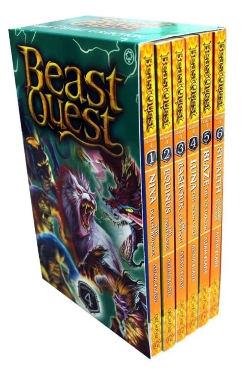 Beast Quest Series 4 - 6 Books by Adam Blade - Ages 7-9 (Paperback)