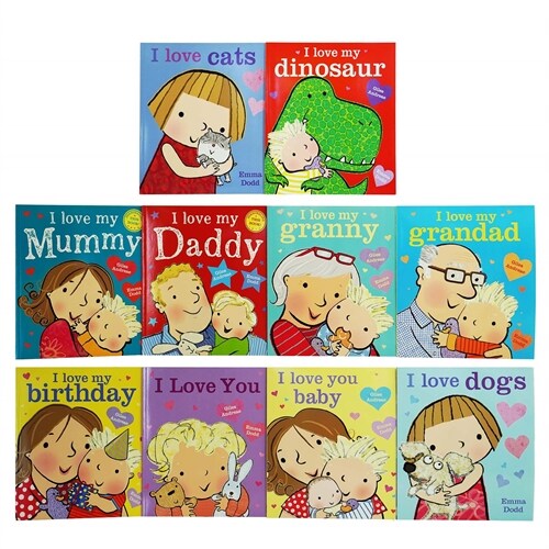 I love You And Other Stories 10 Books Collection Box Set By Giles Andreae & Emma Dodd - Ages 2+ (Paperback)