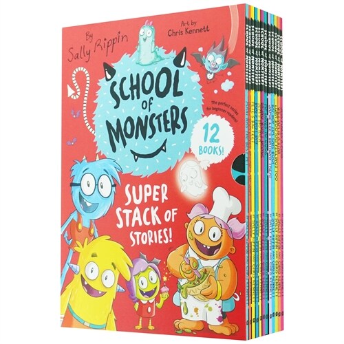 School of Monsters series 12 Books Collection Box Set (Paperback 12권)