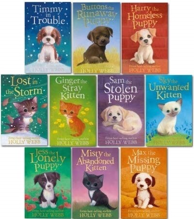 Holly Webb Series 1 - Animal Stories, Pet Rescue Adventure - Puppy and Kitten 10 Books Collection Set (Books 1 To 10) - Age 6 years and up (Paperback)