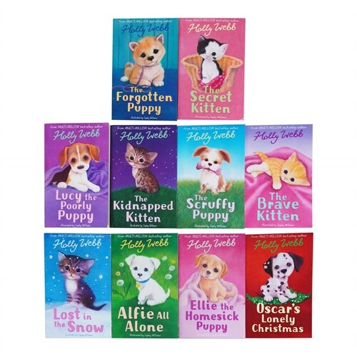 Holly Webb Series 3 - Animal Stories, Pet Rescue Adventure - Puppy and Kitten 10 Books Collection Set (Books 21 To 30) - Age 6 years and up (Paperback)