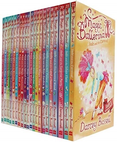 Magic Ballerina 22 Book Collection Set by Darcey Bussel - Ages 7-9 (Paperback)