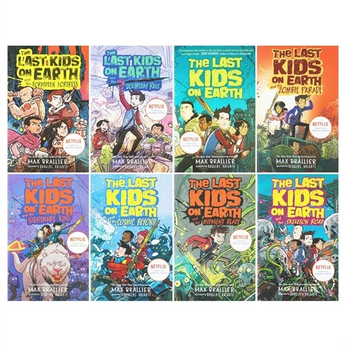 Last Kids on Earth Series by Max Brallier 8 Books Collection Set - Ages 8-12 (Paperback)