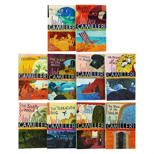 Inspector Montalbano Mysteries Series Books 1 To 10 by Andrea Camilleri - Fiction (Paperback)