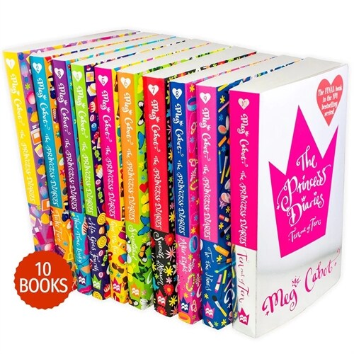 The Princess Diaries by Meg Cabot 10 Books Collection Set - Ages 12+ (Paperback)