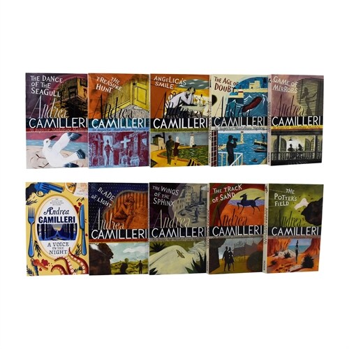 Inspector Montalbano by Andrea Camilleri Books 11-20 Collection Set - Fiction (Paperback)