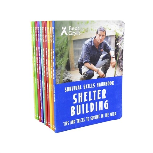 Bear Grylls Survival Skills Handbook Collection Series 10 Books - Age 9 years and up - Hardback (Hardcover)