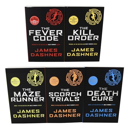 The Maze Runner Series 5 Books Collection Set By James Dashner - Ages 11+ (Paperback)