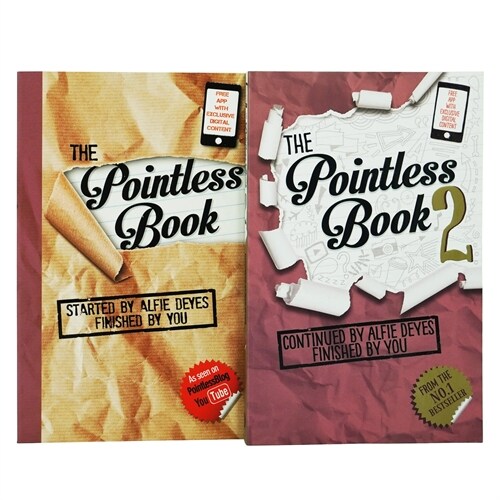 The Pointless 2 Books Collection Set By Alfie Deyes - Joke - Ages 9+ (Paperback)