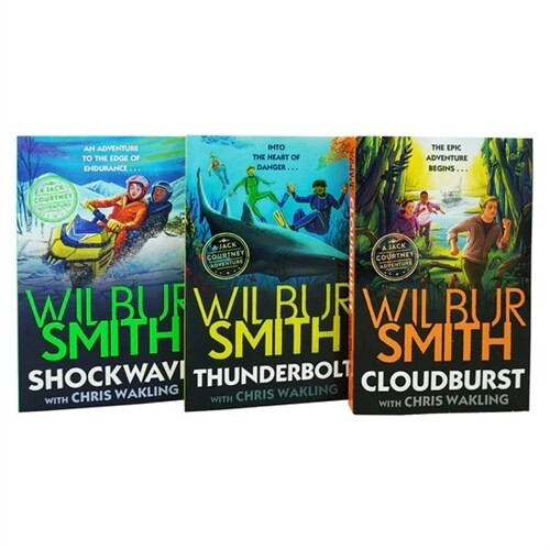 Jack Courtney Adventures Series 3 Books Collection Set by Wilbur Smith - Ages 9+ (Paperback)