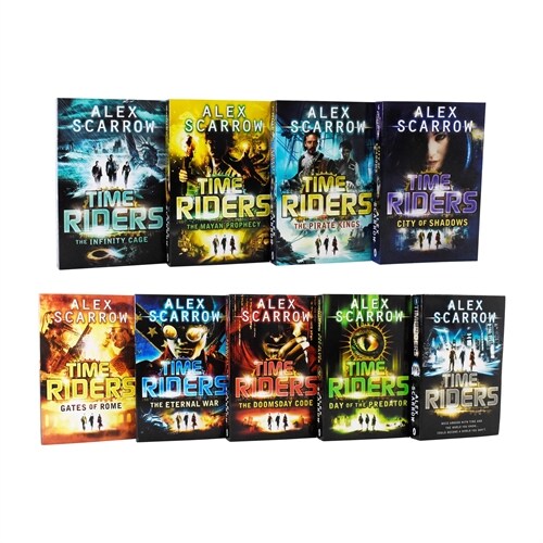 Time Riders 9 Books Collection Set By Alex Scarrow - Ages 11+ (Paperback)