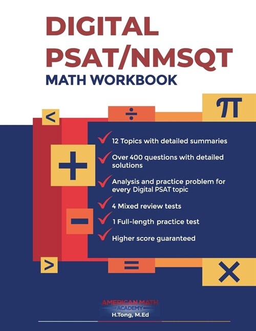 Digital Psat/NMSQT Math Workbook: Digital PSAT Math Mastery The Ultimate Study Guide Prep Plus (Paperback)