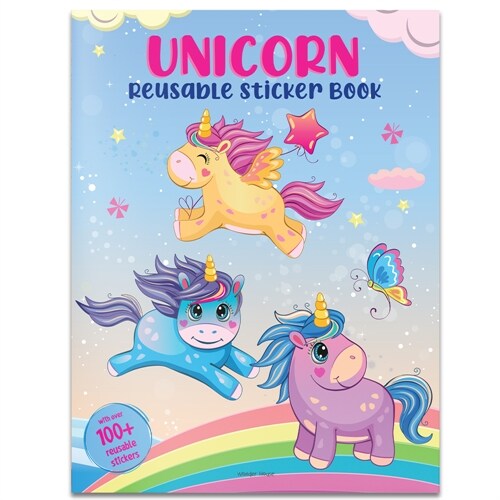 Unicorn World: Reusable Sticker Book (Paperback)