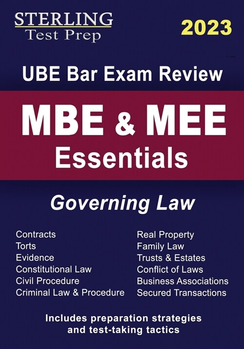 MBE & MEE Essentials: Governing Law for UBE Bar Exam Review (Paperback)