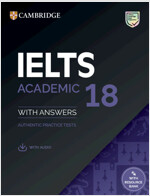 IELTS 18 Academic Student's Book with Answers with Audio with Resource Bank: Authentic Practice Tests