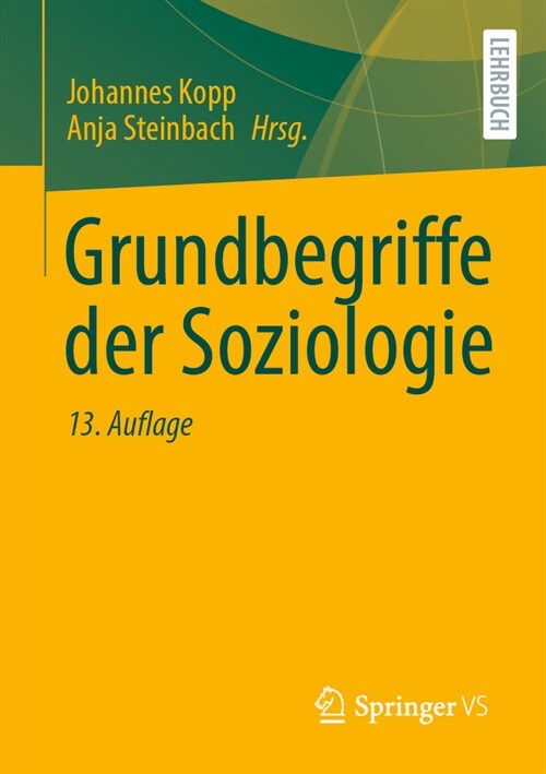 Grundbegriffe Der Soziologie (Paperback, 13, 13., Korrigiert)