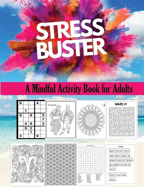 Stress Buster Activity book for adults (Paperback)