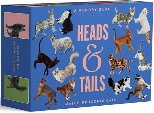 Heads & Tails: A Cat Memory Game: Match Up Iconic Cats (Paperback)