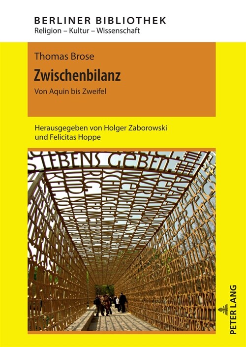 Zwischenbilanz: Von Aquin bis Zweifel (Hardcover)