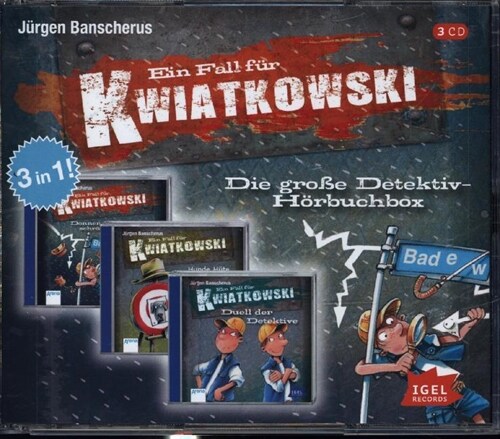 Ein Fall fur Kwiatkowski - Die große Detektiv Horbuchbox, 3 Audio-CD (CD-Audio)