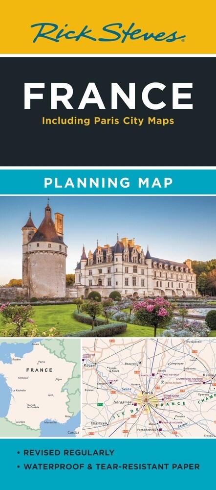 Rick Steves France Planning Map: Including Paris City Maps (Folded, 2)