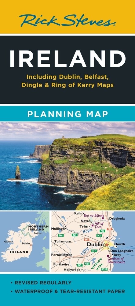 Rick Steves Ireland Planning Map: Including Dublin, Belfast, Dingle & Ring of Kerry Maps (Folded, 2)