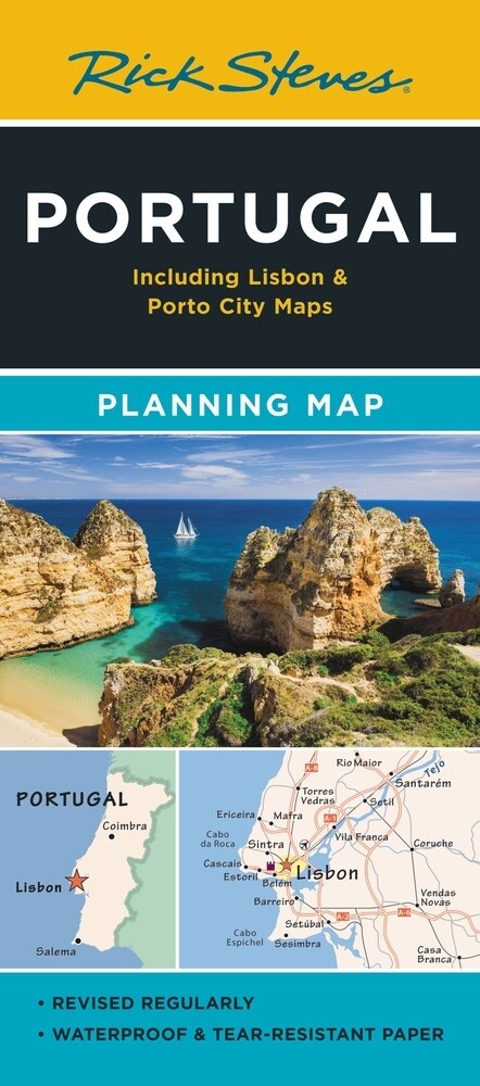 Rick Steves Portugal Planning Map: Including Lisbon & Porto City Maps (Folded)