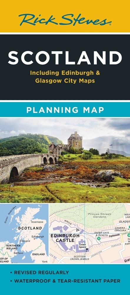 Rick Steves Scotland Planning Map: Including Edinburgh & Glasgow City Maps (Folded, 2)