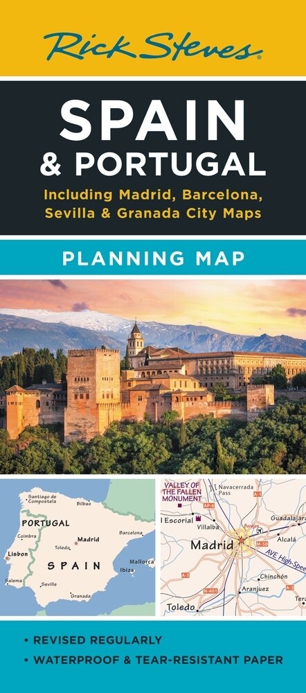 Rick Steves Spain & Portugal Planning Map: Including Madrid, Barcelona, Sevilla & Granada City Maps (Folded, 2)
