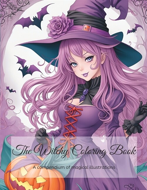 The Witchy Coloring Book: A compendium of magical illustrations (Paperback)